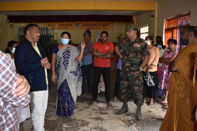 Field visit to affected areas in Ambagamuwa Korale Divisional secretariat Division